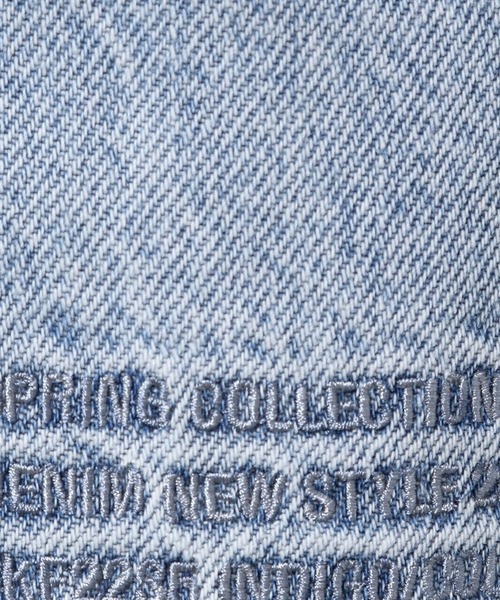 LEPSIM（レプシィム）の「刺繍BIGデニムシャツ　629846（シャツ/ブラウス・レディース・ライトベージュ/ブルー/ライトブルー/ダークカーキ/ピンク・FREE）」の22枚目の写真