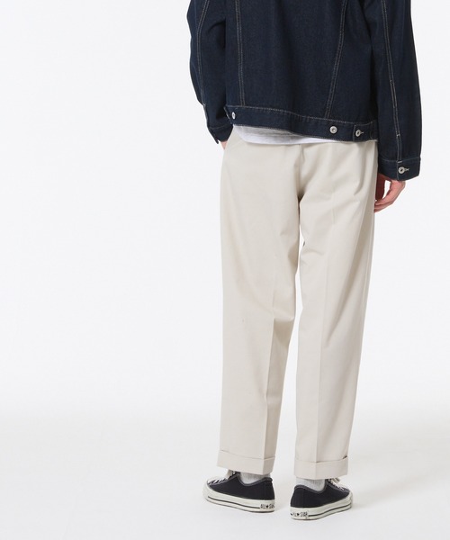 coca（coca）（コカ）の「ソフトツイルタックテーパードパンツ（その他パンツ・メンズ・ブラック/ライトグレー・L/M/XL）」の18枚目の写真