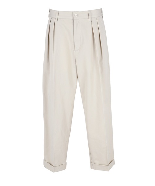 coca（coca）（コカ）の「ソフトツイルタックテーパードパンツ（その他パンツ・メンズ・ブラック/ライトグレー・L/M/XL）」の14枚目の写真