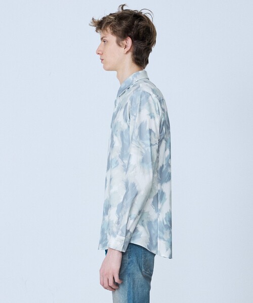 5351 POUR LES HOMMES(ゴーサンゴーイチプールオム)の「【フラワー柄】長袖 プリント シャツ(シャツ/ブラウス・メンズ・グリーン/ブラック・44/46/48/50)」の15枚目の写真