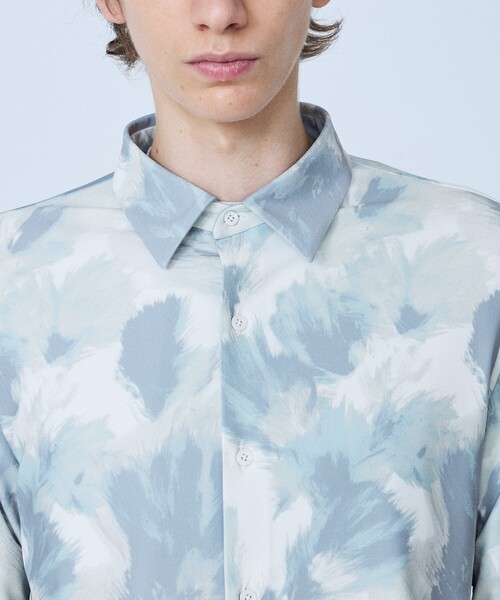 5351 POUR LES HOMMES(ゴーサンゴーイチプールオム)の「【フラワー柄】長袖 プリント シャツ(シャツ/ブラウス・メンズ・グリーン/ブラック・44/46/48/50)」の17枚目の写真