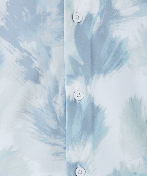 5351 POUR LES HOMMES(ゴーサンゴーイチプールオム)の「【フラワー柄】長袖 プリント シャツ(シャツ/ブラウス・メンズ・グリーン/ブラック・44/46/48/50)」の11枚目の写真