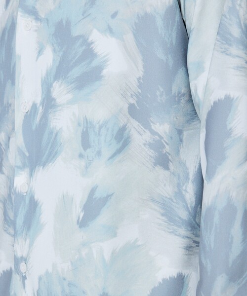 5351 POUR LES HOMMES(ゴーサンゴーイチプールオム)の「【フラワー柄】長袖 プリント シャツ(シャツ/ブラウス・メンズ・グリーン/ブラック・44/46/48/50)」の12枚目の写真