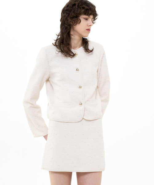 B QUIET(ビークワイエット)の「TWEED SKIRT SHORTS_IVORY(スカート・レディース・その他・MEDIUM/SMALL)」の7枚目の写真