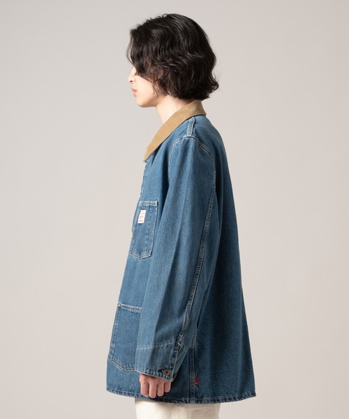 Levi's（リーバイス）の「Levi's/リーバイス WORKWEAR ベーカリーチョアジャケット（カバーオール・メンズ・インディゴブルー・XL/L/M/S）」の2枚目の写真