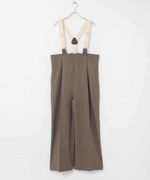 KBF（ケイビーエフ）の「BACKタックサスペンダーパンツ（その他パンツ・レディース・ブラック/ブラウン系その他・ONE）」の9枚目の写真
