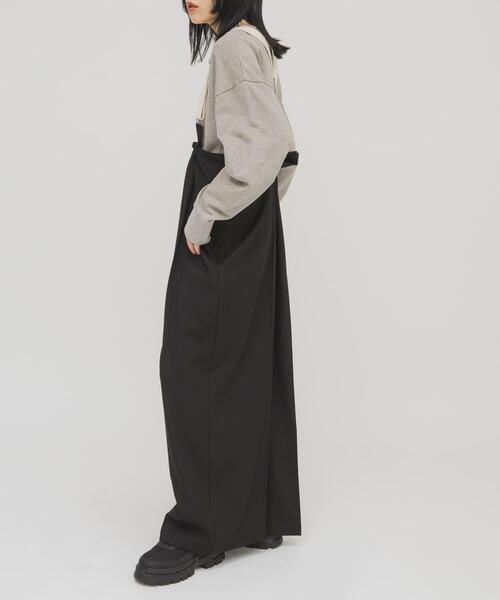 KBF（ケイビーエフ）の「BACKタックサスペンダーパンツ（その他パンツ・レディース・ブラック/ブラウン系その他・ONE）」の15枚目の写真