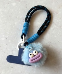 セール】【Luckネコ】ぬいぐるみ付き編み込みスマホハンドストラップ