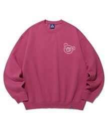 ISTKUNST（イストクンスト）の「BEAR&SMILEY SWEATSHIRTS_PINK(IK2DFMM442A)（スウェット）」