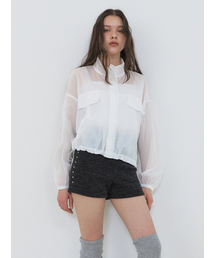 Sheer Wind Jumper, White