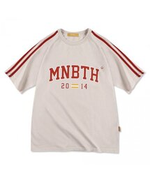 MAINBOOTH（メインブース）の「MNBTH Tape Raglan T-shirt(LIGHT BEIGE)（Tシャツ/カットソー）」