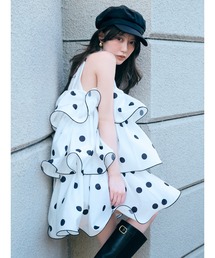 SNIDEL（スナイデル）の「ボリュームエアリーミニワンピース（ワンピース）」