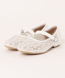 la farfa shoes  花柄 チュールパンプス