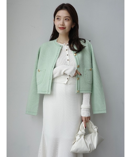 anuans(アニュアンス)の「リュクスビスコースイレヘムニットスカート(スカート・レディース・ブラック/ホワイト/ベージュ/ネイビー・S/M)」の17枚目の写真