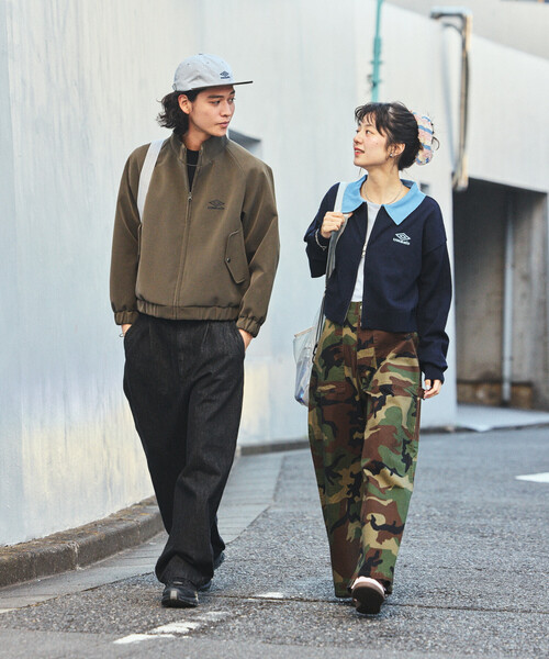 FREAK'S STORE(フリークスストア)の「ペインター ワイドパンツ/コットンワイドパンツ/ワイドデニム(チノパンツ・レディース・ブラック/オリーブ/その他/レオパード/ネイビー/カモフラージュ・SMALL/MEDIUM)」の8枚目の写真