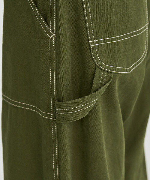 FREAK'S STORE（フリークスストア）の「ペインター ワイドパンツ/コットンワイドパンツ/ワイドデニム（チノパンツ・レディース・ブラック/オリーブ/その他/レオパード/ネイビー/カモフラージュ・SMALL/MEDIUM）」の19枚目の写真