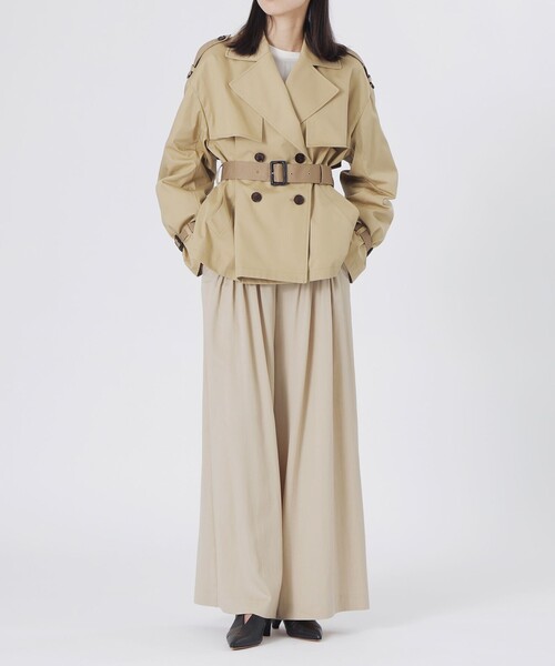 LOVELESS（ラブレス）の「ブロッキングショートトレンチ（トレンチコート・レディース・ベージュ系その他4・36/34）」の11枚目の写真
