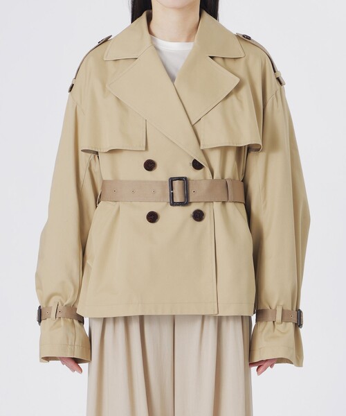 LOVELESS（ラブレス）の「ブロッキングショートトレンチ（トレンチコート・レディース・ベージュ系その他4・36/34）」の13枚目の写真