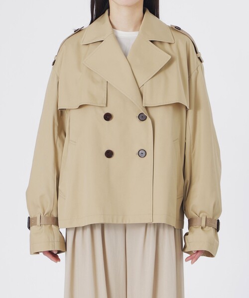 LOVELESS（ラブレス）の「ブロッキングショートトレンチ（トレンチコート・レディース・ベージュ系その他4・36/34）」の16枚目の写真