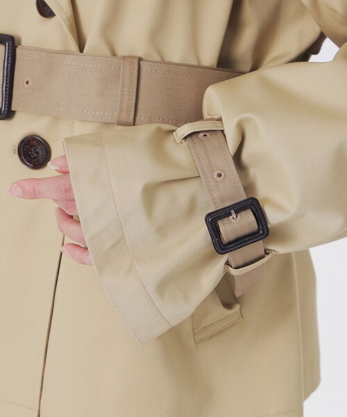 LOVELESS（ラブレス）の「ブロッキングショートトレンチ（トレンチコート・レディース・ベージュ系その他4・36/34）」の19枚目の写真