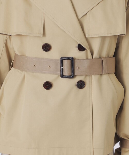 LOVELESS（ラブレス）の「ブロッキングショートトレンチ（トレンチコート・レディース・ベージュ系その他4・36/34）」の20枚目の写真