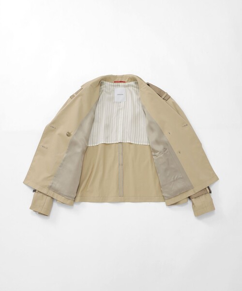 LOVELESS（ラブレス）の「ブロッキングショートトレンチ（トレンチコート・レディース・ベージュ系その他4・36/34）」の22枚目の写真