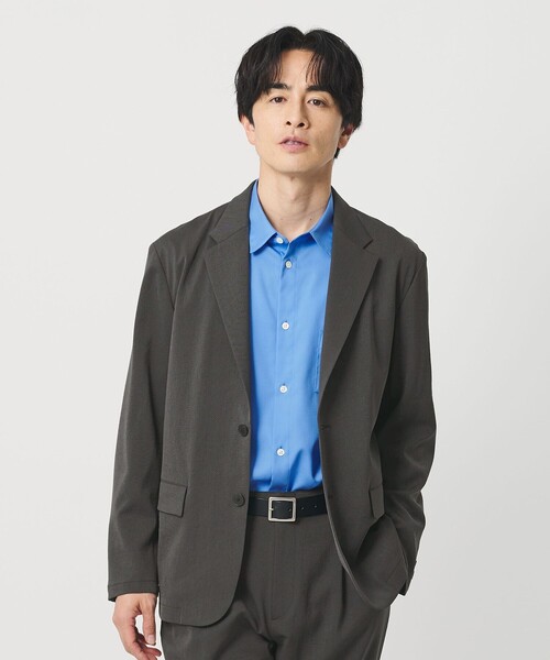 トリクシオン シャンブレー コンフォート ジャケット セットアップ対応