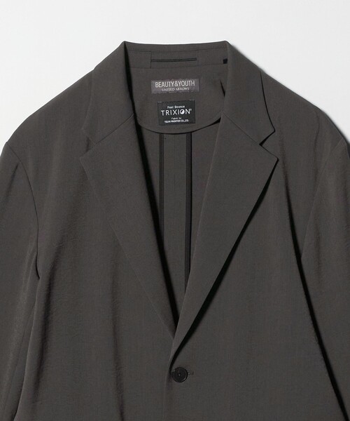 BEAUTY&YOUTH UNITED ARROWS（ビューティーアンドユースユナイテッドアローズ）の「トリクシオン/TRIXION シャンブレー コンフォート ジャケット セットアップ対応 ウォッシャブル（テーラードジャケット・メンズ・ネイビー/ベージュ/ダークグレー・L/XL/S/M）」の13枚目の写真