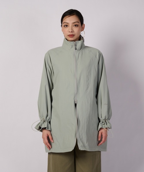 Eddie Bauer(エディーバウアー)の「モジュラー スタンドジップコート(ナイロンジャケット・レディース・ライトオリーブ/グレイッシュブルー/ブラック・XL/L/M/S)」の13枚目の写真
