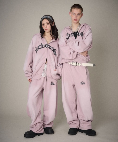 LTR DEPTH（レイターデプス）の「LTR DEPTH/【26年春新作】ロゴスウェットパンツ（スウェットパンツ・メンズ・ネイビー/スミクロ/ピンク・LARGE/MEDIUM）」の17枚目の写真