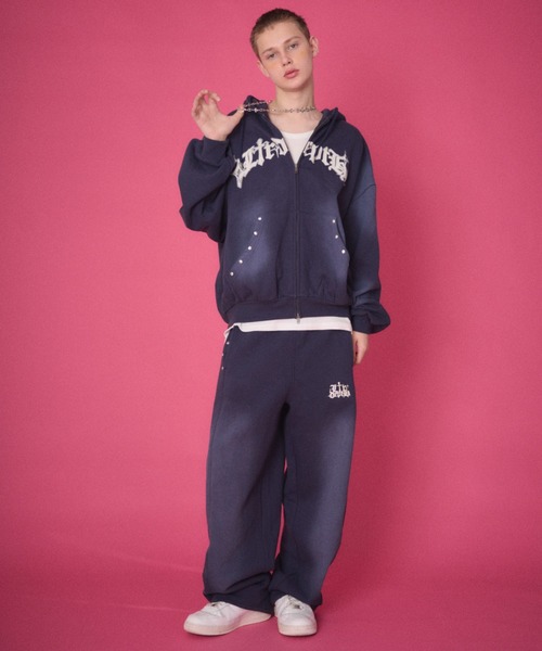 LTR DEPTH（レイターデプス）の「LTR DEPTH/【26年春新作】ロゴスウェットパンツ（スウェットパンツ・メンズ・ネイビー/スミクロ/ピンク・LARGE/MEDIUM）」の18枚目の写真