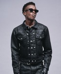 ANDER HUNK（アンダーハンク）の「14oz Wax Coated Denim Jacket / 14オンスワックスコーティングデニムジャケット（デニムジャケット・LARGE）」