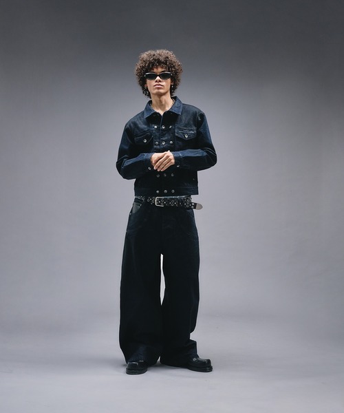 14oz Wax Coated Denim Jacket / 14オンスワックスコーティングデニム