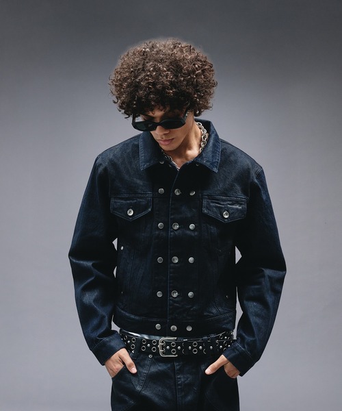 14oz Wax Coated Denim Jacket / 14オンスワックスコーティングデニム
