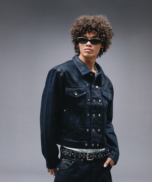 コーティングデニムジャケット 14oz Wax Coated Denim Jacket / 14オンスワックスコーティングデニム