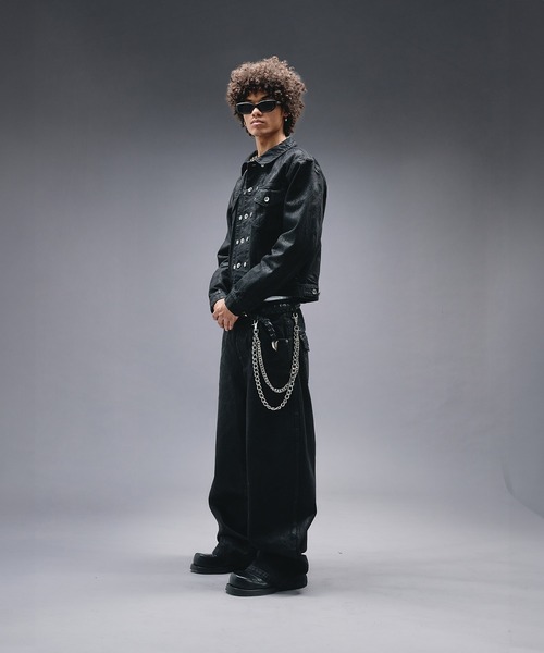 14oz Wax Coated Denim Jacket / 14オンスワックスコーティングデニム