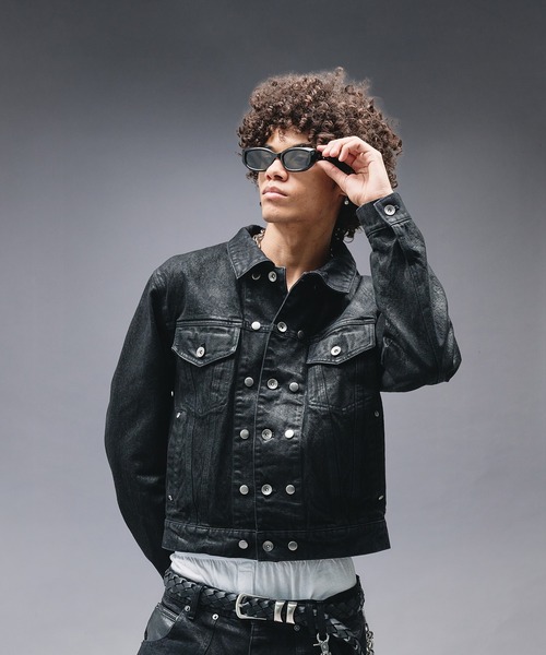 コーティングデニムジャケット 14oz Wax Coated Denim Jacket / 14オンスワックスコーティングデニム