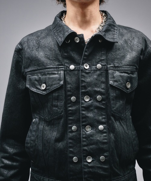 14oz Wax Coated Denim Jacket / 14オンスワックスコーティングデニム