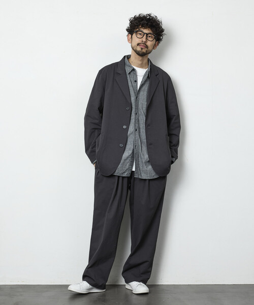 AIRDRY HIGH TECH YARN エアドライ テーラードジャケット セットアップ