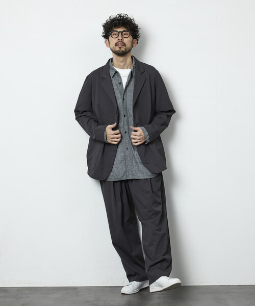 AIRDRY HIGH TECH YARN エアドライ テーラードジャケット セットアップ