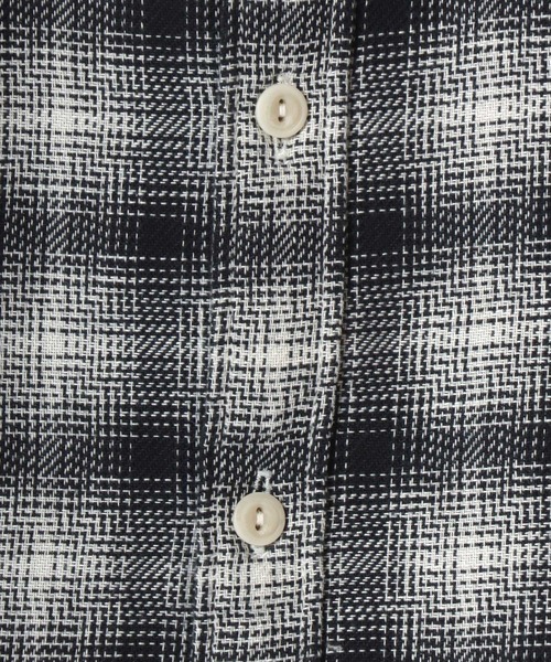 Levi's（リーバイス）の「Levi's/リーバイス JACKSON WORKER OMBRE CHECK SHIRT/オーバーサイズ オンブレチェックシャツ/フランネルシャツ/レギュラーカラーシャツ/レディース メンズ（シャツ/ブラウス・メンズ・ブラック/ブルー・M/XL）」の12枚目の写真