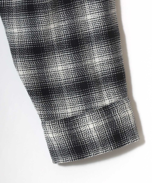 Levi's（リーバイス）の「Levi's/リーバイス JACKSON WORKER OMBRE CHECK SHIRT/オーバーサイズ オンブレチェックシャツ/フランネルシャツ/レギュラーカラーシャツ/レディース メンズ（シャツ/ブラウス・メンズ・ブラック/ブルー・M/XL）」の13枚目の写真