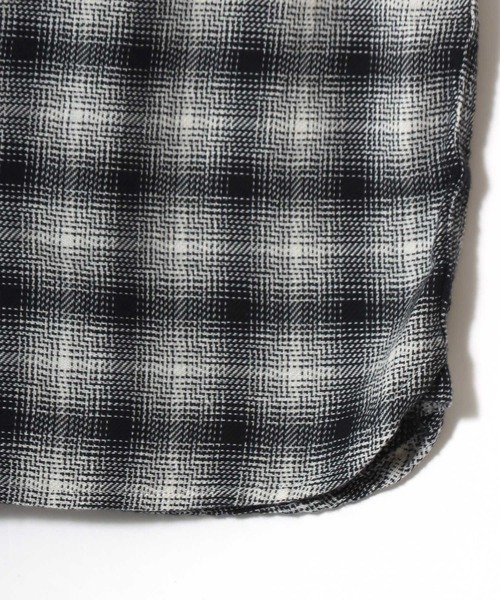 Levi's（リーバイス）の「Levi's/リーバイス JACKSON WORKER OMBRE CHECK SHIRT/オーバーサイズ オンブレチェックシャツ/フランネルシャツ/レギュラーカラーシャツ/レディース メンズ（シャツ/ブラウス・メンズ・ブラック/ブルー・M/XL）」の15枚目の写真