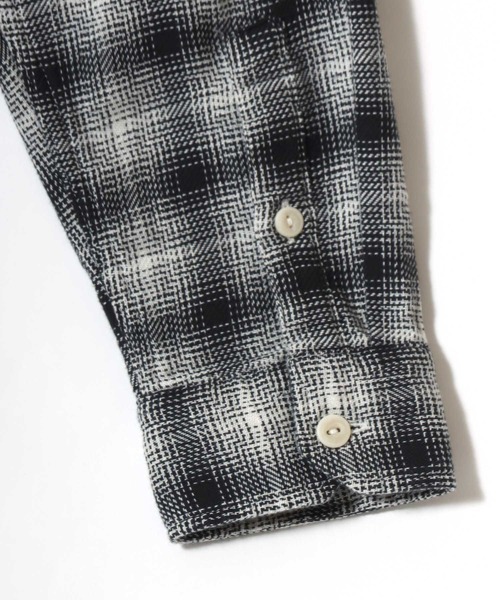 Levi's（リーバイス）の「Levi's/リーバイス JACKSON WORKER OMBRE CHECK SHIRT/オーバーサイズ オンブレチェックシャツ/フランネルシャツ/レギュラーカラーシャツ/レディース メンズ（シャツ/ブラウス・メンズ・ブラック/ブルー・M/XL）」の14枚目の写真