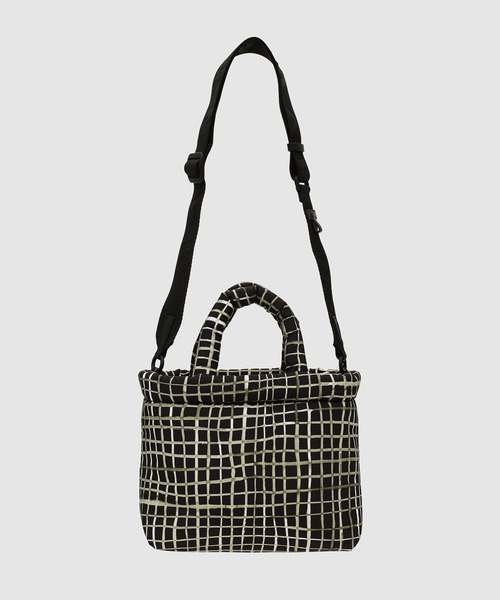 MARNI(マルニ)の「CHECKED PUFF / トートバッグミニ(トートバッグ・メンズ・ブラック系その他・ONE SIZE)」の2枚目の写真