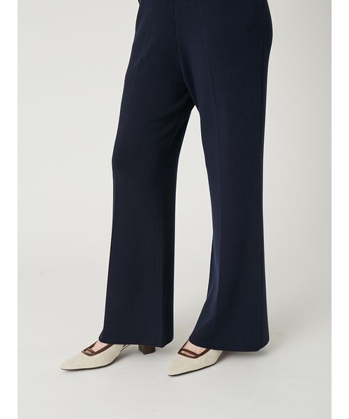 シルクブレンド美脚ニットパンツ／ウォッシャブル（その他パンツ