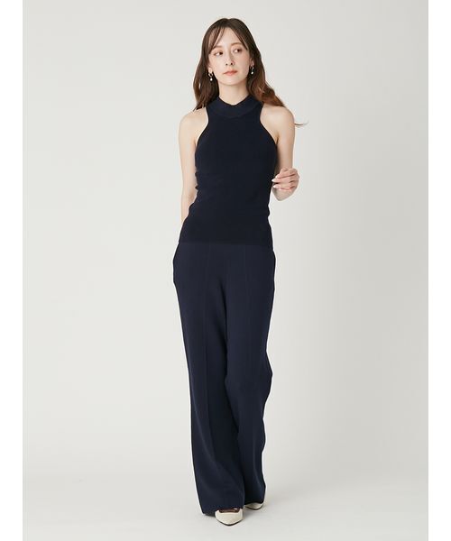 シルクブレンド美脚ニットパンツ／ウォッシャブル（その他パンツ