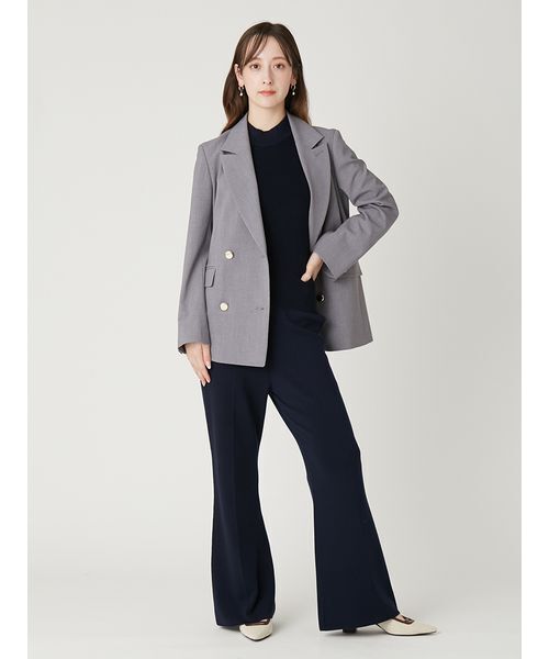 FRAY I.D（フレイアイディー）の「シルクブレンド美脚ニットパンツ／ウォッシャブル（その他パンツ・レディース・アイボリー/ピンク/ネイビー・F）」の13枚目の写真