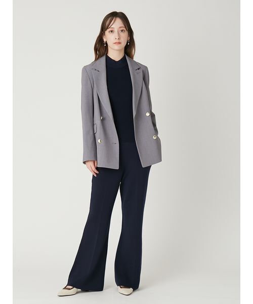 FRAY I.D（フレイアイディー）の「シルクブレンド美脚ニットパンツ／ウォッシャブル（その他パンツ・レディース・アイボリー/ピンク/ネイビー・F）」の14枚目の写真