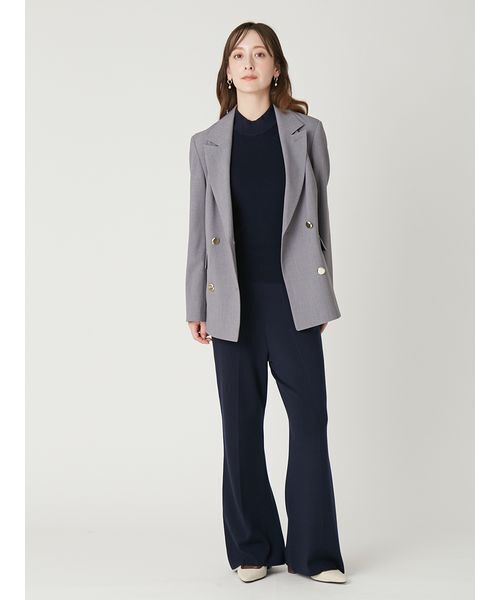 シルクブレンド美脚ニットパンツ／ウォッシャブル（その他パンツ